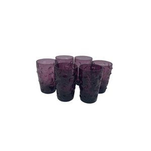 6 Bryce Amethyst El Rancho 3 in Juice Glasses